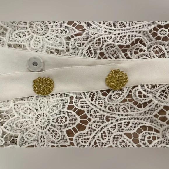 Self-Portrait White Lace Dress - Picture 4 of 5